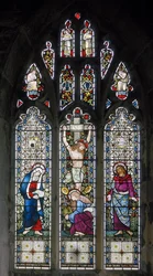 Ulceby, St Nicholas, Kreuzigung, Die Jungfrau Maria, St Johannes, Maria Magdalena